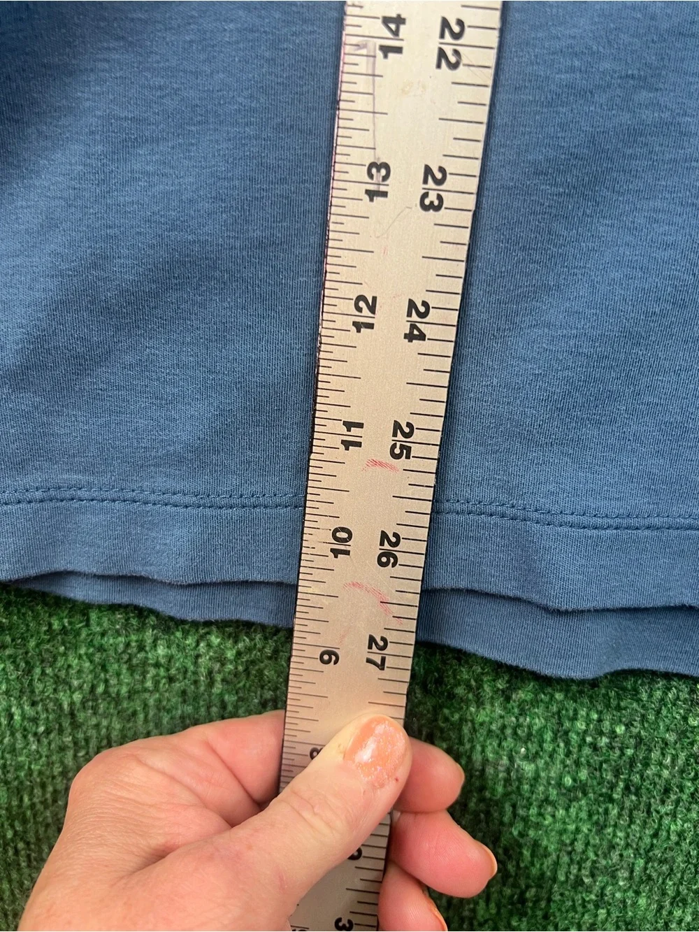 Banana Republic Long-Sleeve Polo - Slate Blue SKU20036